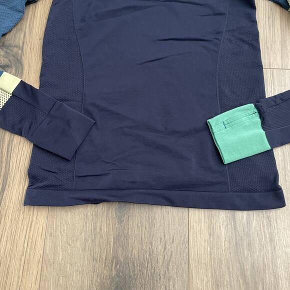 SWEATY BETTY Size XS US 4 ATHLETE SEAMLESS HALF ZIP LONG SLEEVE RUNNING TOP EUC - Picture 5 of 11